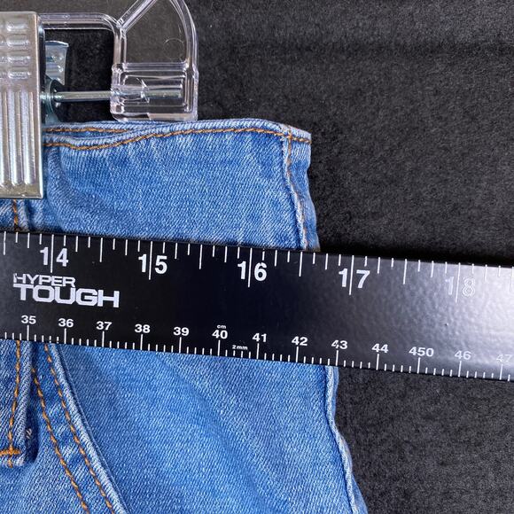 Chelsea & Violet Womens Jeans Blue Button Fly Cropped Capris Stretch 29 - Picture 7 of 12